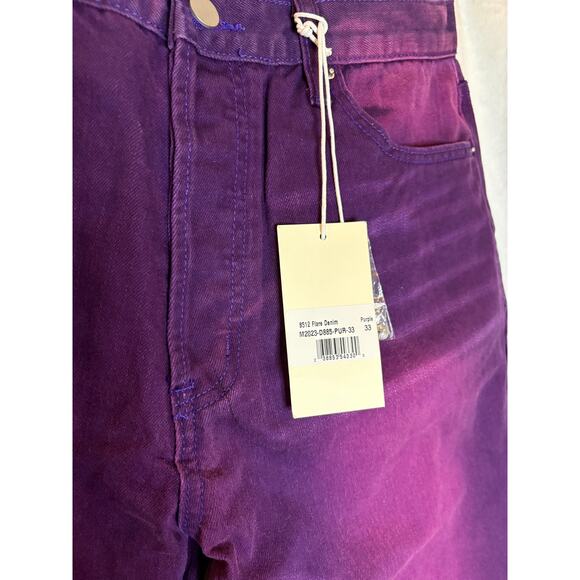 NWT Sz. 33 - Men's Purple Graidant Jeans by MNML - Picture 4 of 4